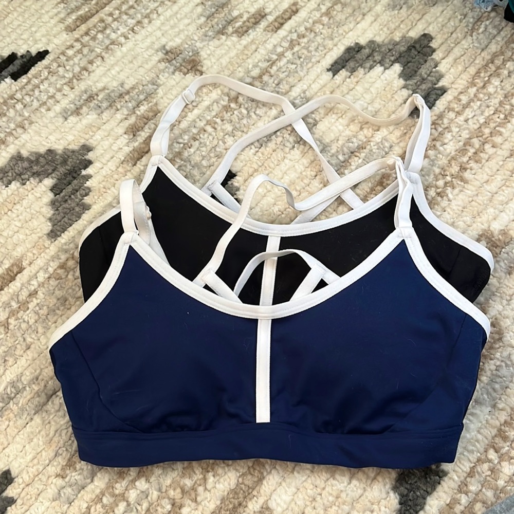 Target Contrast Bras/ Set of 2- Navy and Black